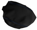 Leather Console Lid Armrest Cover for Hummer H2 (2005–2007) Blue Stitch