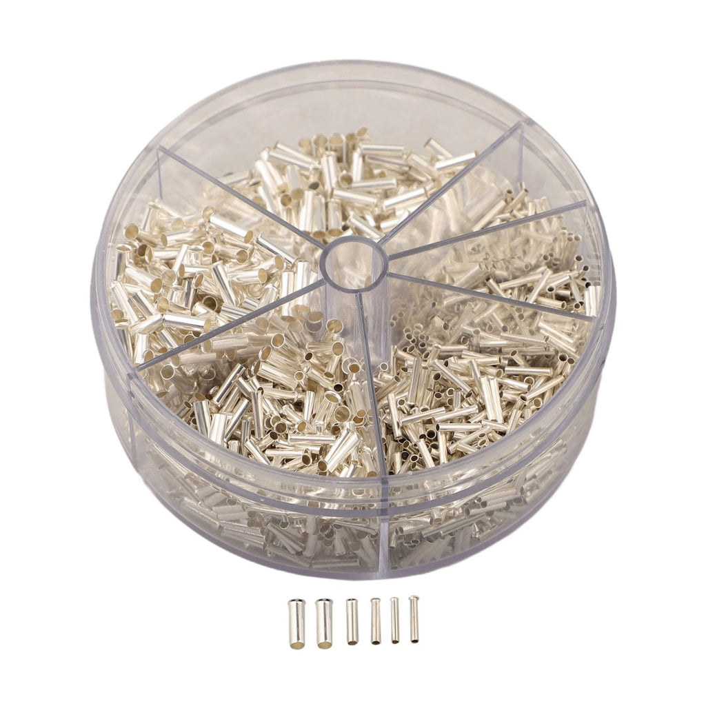 Set of 1900 Non Insulated Electrical Crimp Cord Wire End Terminals