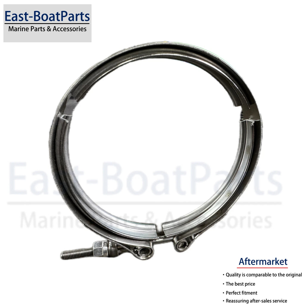 V-Clamp for Volvo Penta D6-280 D6-300 D6-310 D6-330 D6-350 D6-370 D6-435 (2004–2023)