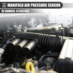 Manifold Air Pressure Sensor for Audi A3 (2003–2013) No. 07L907386