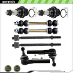Front Lower Tie Rod End Ball Joints Sway Bar for 2015–2019 Cadillac Chevrolet Tahoe