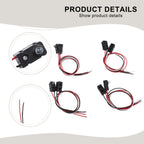 Set of 4 Photoelectric Sensors QT30CM for Object Detection