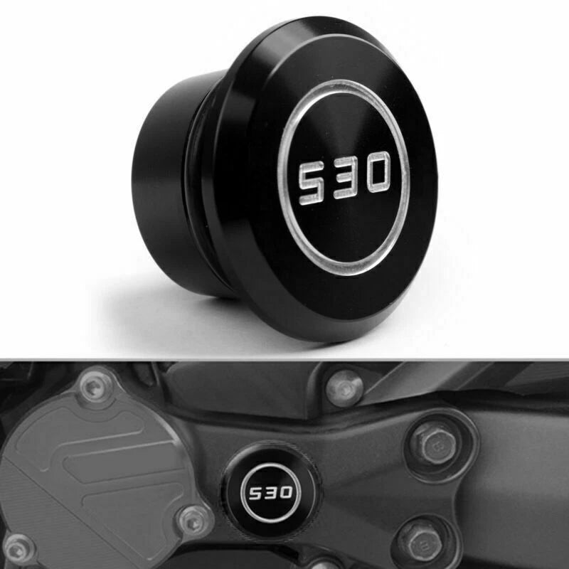 CNC Frame Hole Cover Guard for Yamaha T-Max 530 (2005–2016) - Black