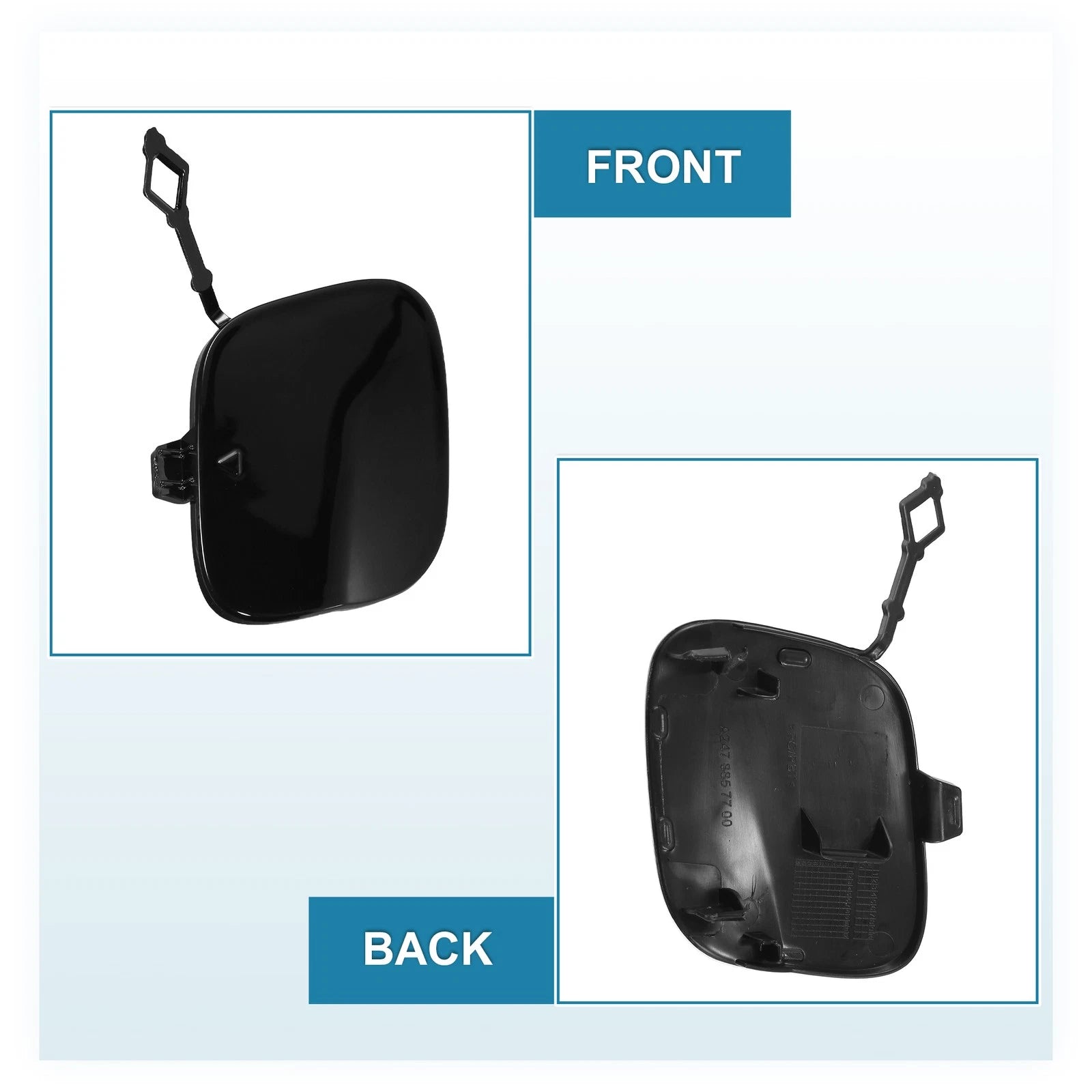 Tow Hook Cover for Mercedes-Benz GLB250 (2020–2022) Bright Black