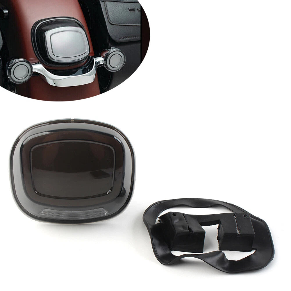 LED Rear Brake Tail Light Smoke Lens for Harley Touring Softail Dyna Sportster (2014–2023)