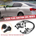 7pcs Spark Plug Wire Ignition Coil Cable No. 9091921563 for Toyota Supra (1993–1996)