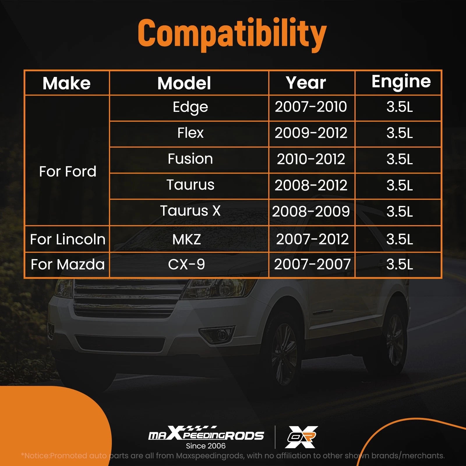 Complete Engine Head Set ES71320 for Ford Edge/Taurus 3.5L (2007–2012)