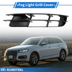 1pc Front Left Fog Light Grill for Audi Q7 (2007–2009) No. 4L0807681 ABS Black