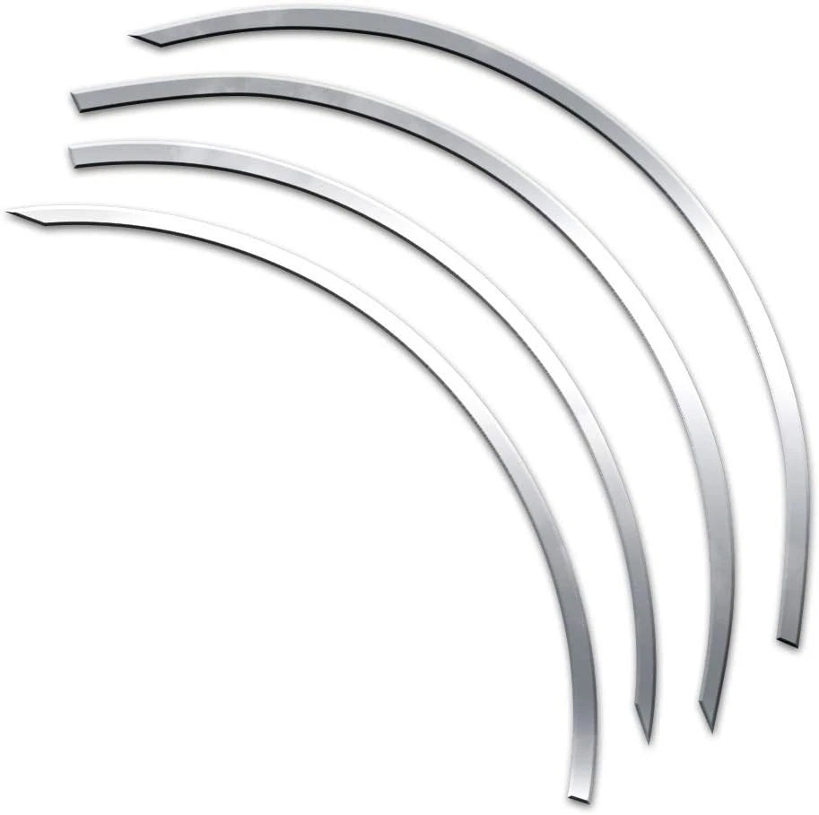 Luxury Stainless Short Fender Trim 3M 4pc for Ford Fusion (2006–2009)