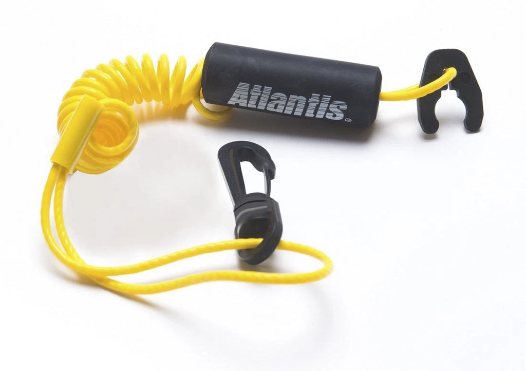 Stop Kill Key Lanyard for Kawasaki PWC Jet Ski (Floating, Yellow)