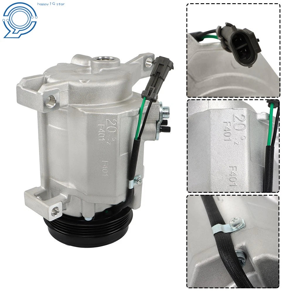 A/C Compressor and Clutch for Chevy Tahoe Suburban 1500 (2000-2009)