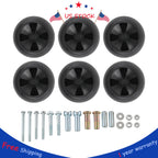 6PK Anti Scalp Deck Wheel Kits for John Deere (Fits Various Models)