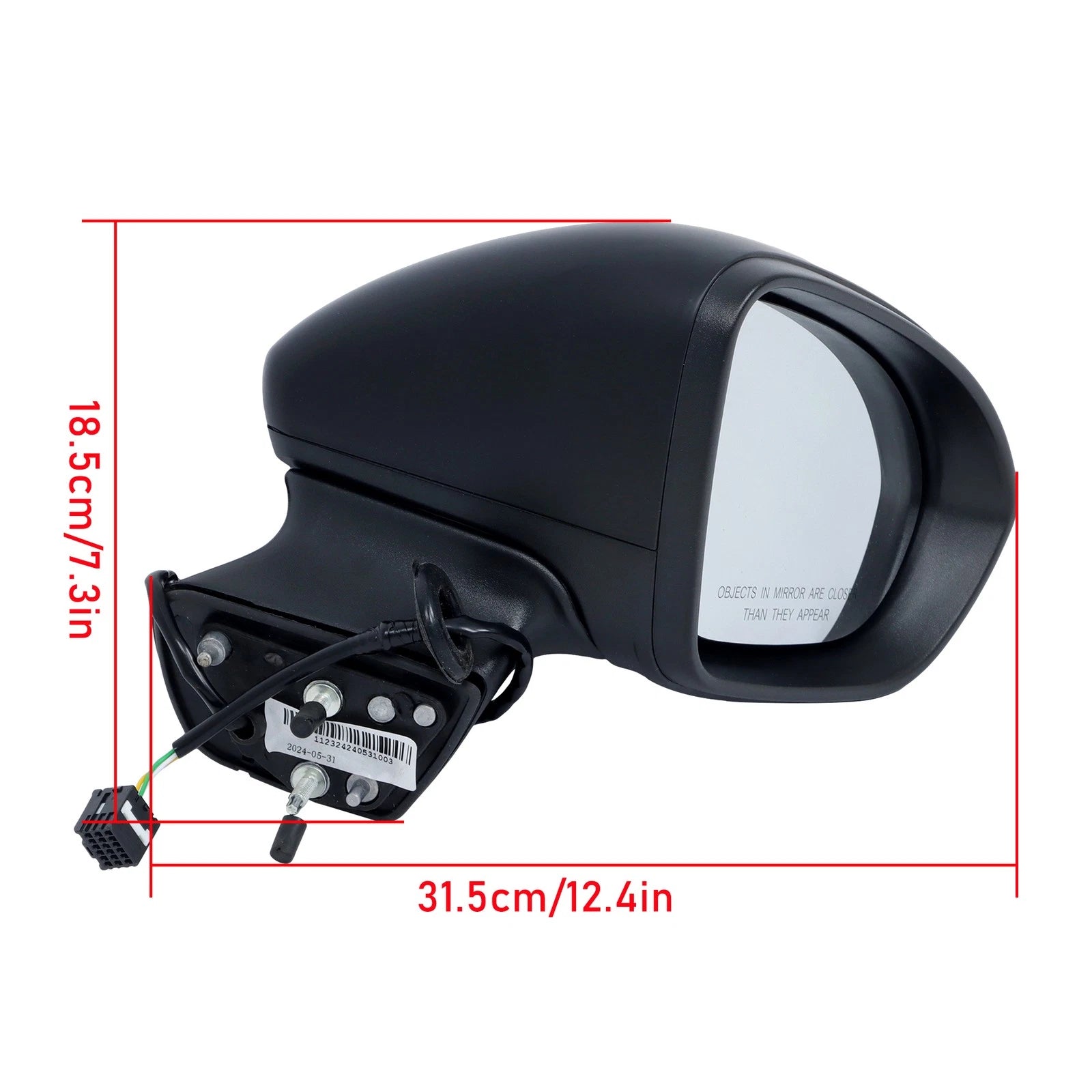 Passenger Right Side Mirror for Chevy Cruze (2016–2019) RH Hand