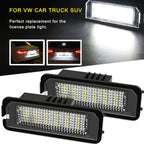 LED License Plate Light for VW T5, Caddy, Golf, Jetta, Passat, Skoda (2003–2023)