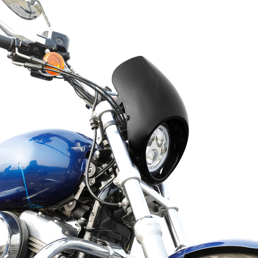 39mm Fork Headlight Fairing Cowl Mask for Harley Sportster XL Dyna (1973–Present)