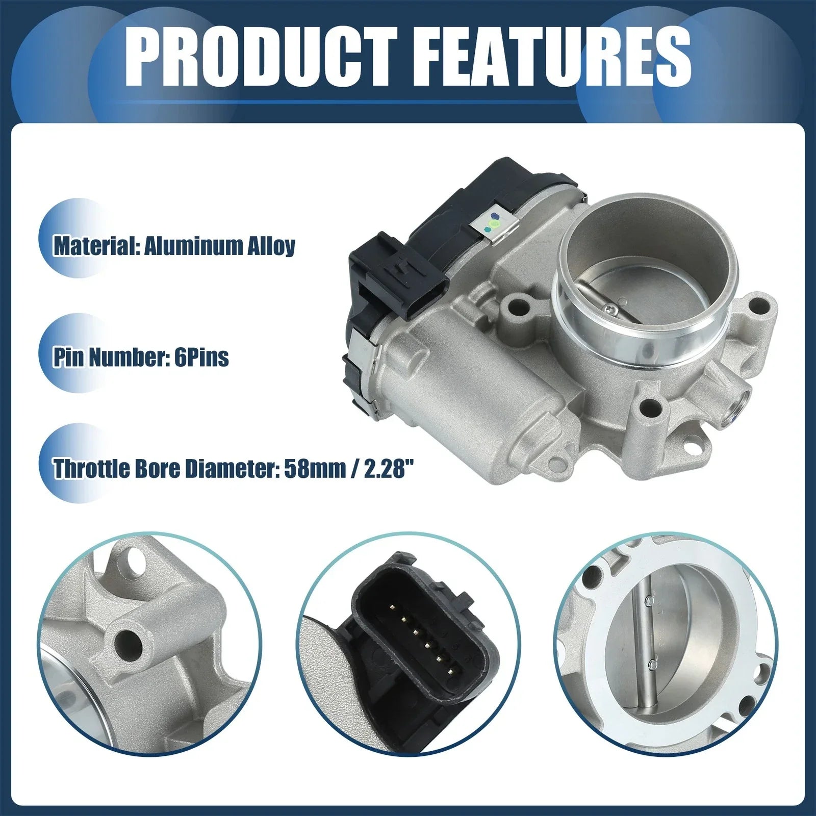 Throttle Body Actuator for Dodge Journey 2.4L L4 (2009-2020)
