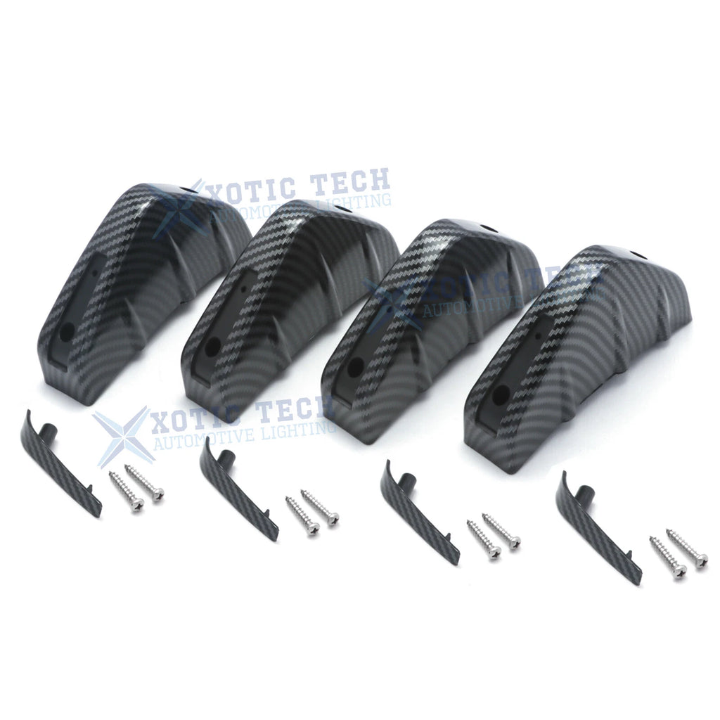 4 Pcs Rear Bumper Lower Lip for Ford Mustang Fusion (2015-2020)