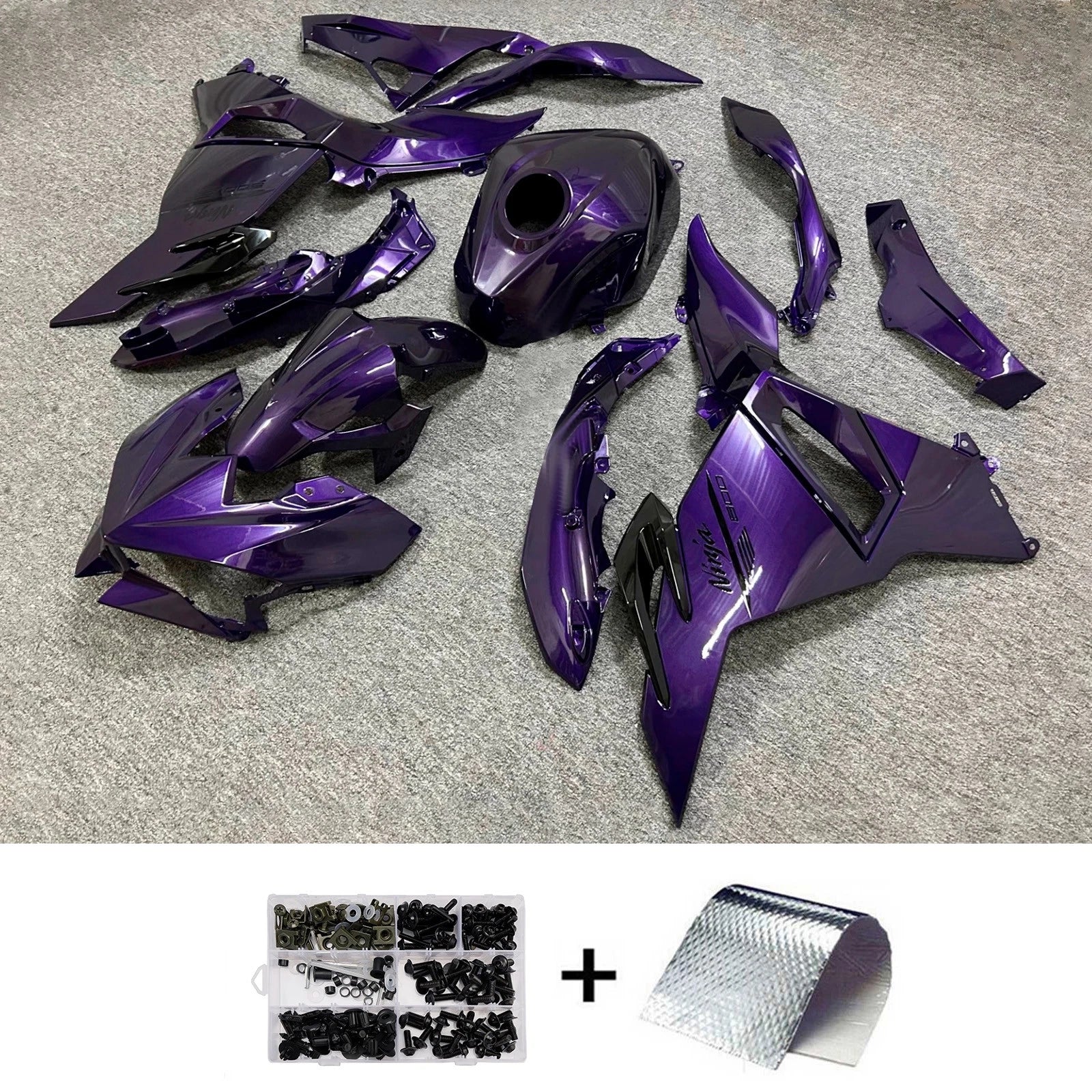 Injection Fairing Kit Bodywork ABS for Kawasaki Ninja 500 (2024–2026)