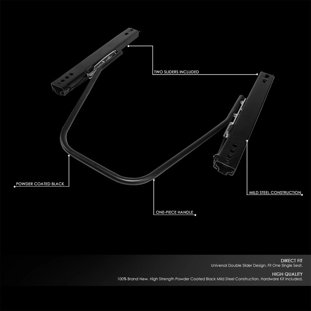 Bucket Racing Seat Slider Set for Universal Applications (Dual Lock)