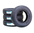 Set of 4 ROCKMAN HD Trailer Tires ST205/75R15 10-Ply Load Range E 111M