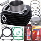 Top End Kit Cylinder Piston Gaskets for Yamaha Warrior 350 YFM350X (1987–2004)