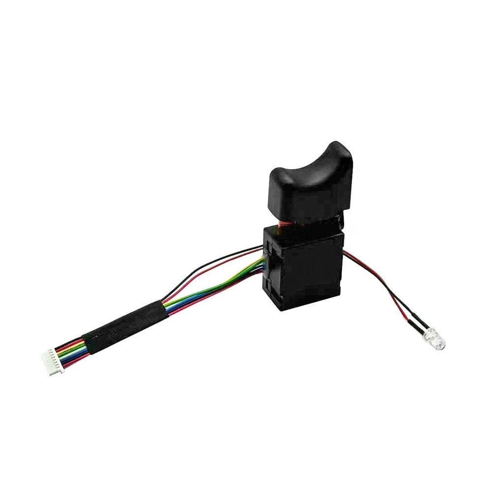 Brushless Cordless Drill 8-Wire Electric Switch with LED