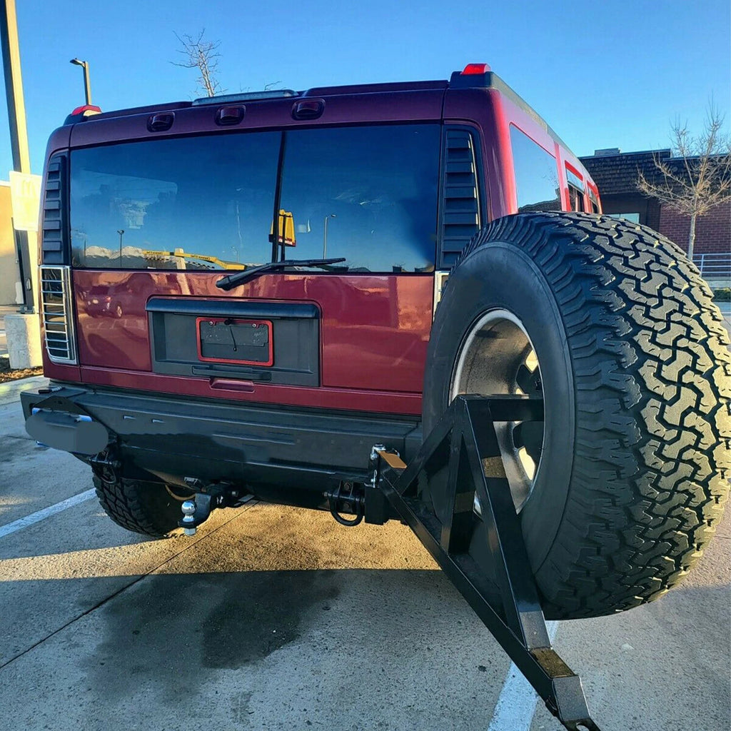 Spare Tire Carrier for Hummer H2 (2003–2009) Heavy Duty Hitch