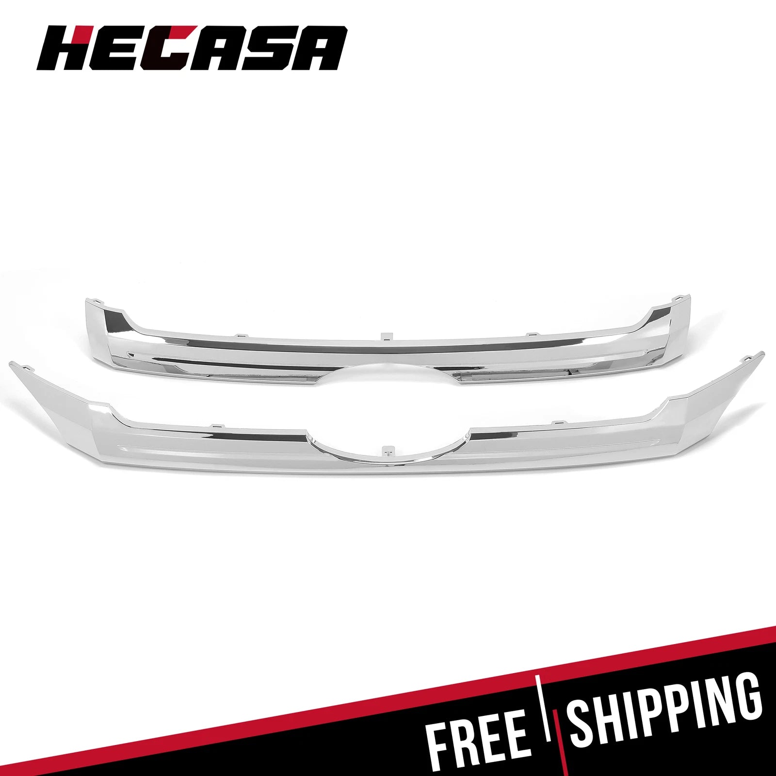 Chrome Front Upper & Center Grille Trim for Ford Edge (2011-2014)