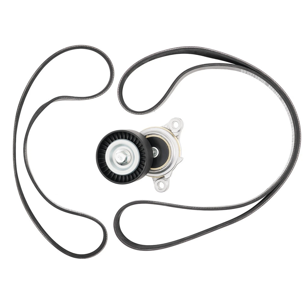 3X Serpentine Belt Drive Component Kit for Ford F-150, Mustang, Lincoln Navigator