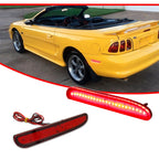 2X Red Rear LED Side Marker Light Reflectors for Ford Mustang (1994–1998)