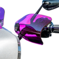 Klock Werks Flare Handguards for Harley-Davidson (Cable Clutch, Purple)