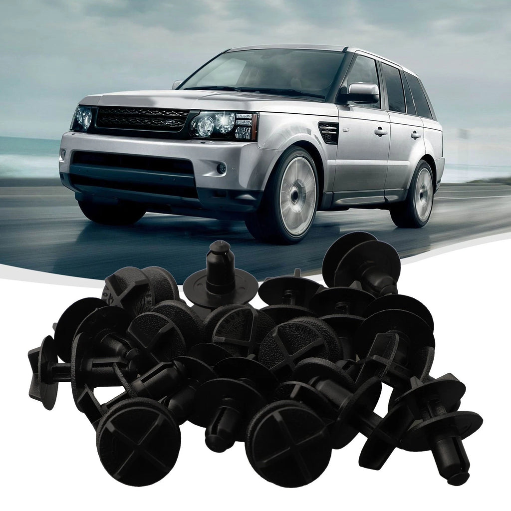 20 Pack Black Nylon Clips for Land Rover LR024316 (Fits )