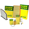 Mann Oil Air Paper Cabin Fuel Filter Service Kit for Audi A3 Quattro (2006–2013)
