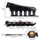 Intake Manifold Kit with 90mm Throttle Body & Fuel Rail for Toyota Supra Chaser (2JZ-GE)