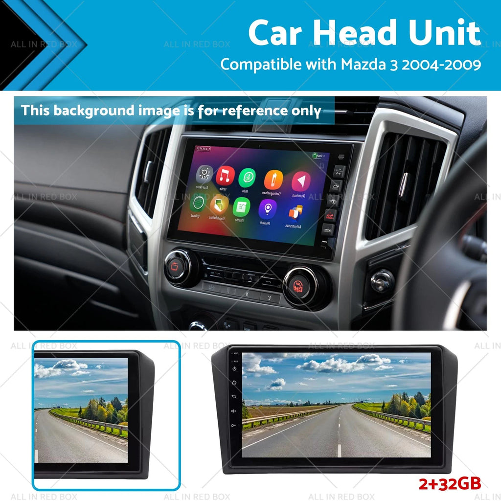 Car Radio Head Unit for Mazda 3 (2004–2009) - Android 13, Apple CarPlay, Camera