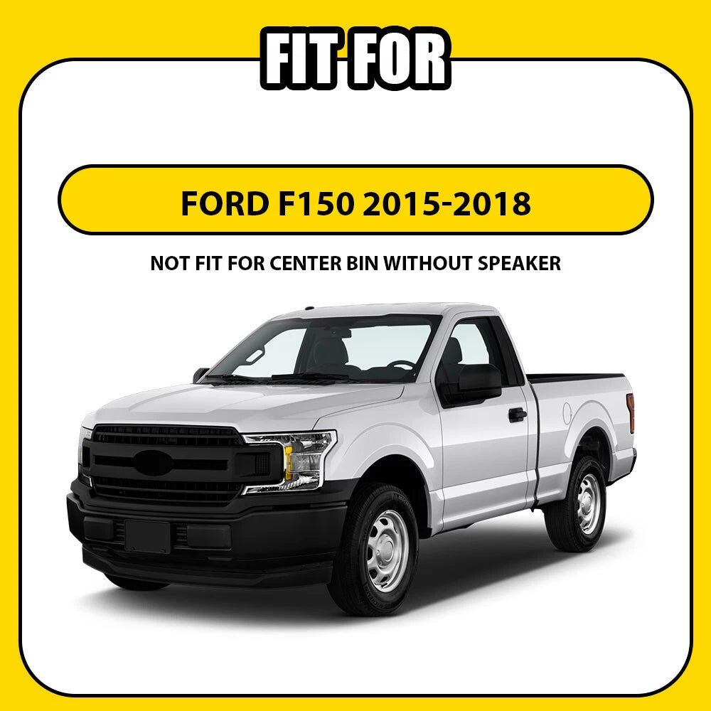 Dashboard Cover for Ford F150 (2015–2018) Black Dashmat
