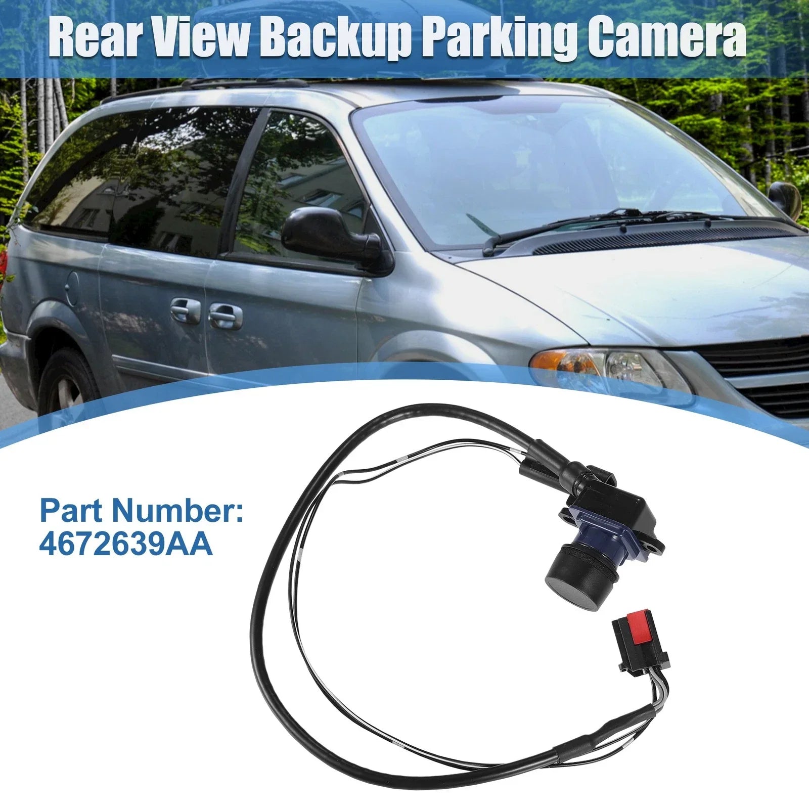 Rear View Reversing Parking Camera for Dodge Grand Caravan (2011-2020)