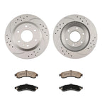 Drilled & Slotted Brake Kit for Chevrolet Trailblazer (2002–2005)