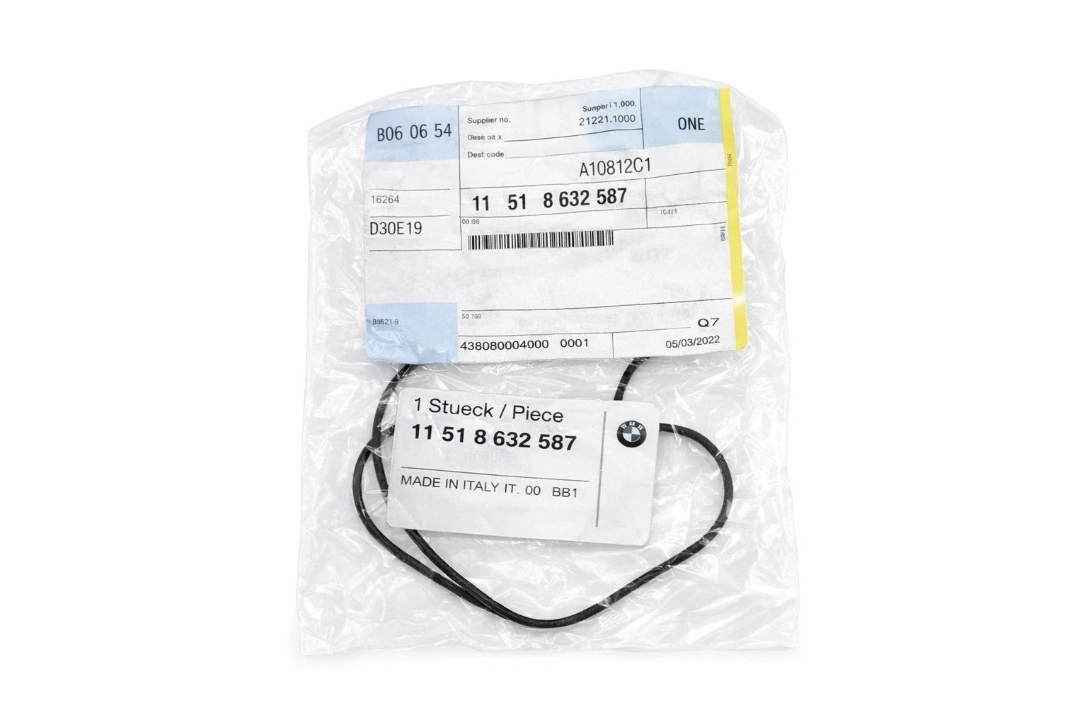 Engine Water Pump Gasket for BMW M240i, M240i xDrive, X3 (2017–2023) 11518632587
