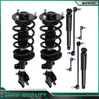 Set of 4 Front Struts Rear Shock Absorbers Sway Bars for Kia Sorento (2011–2013)