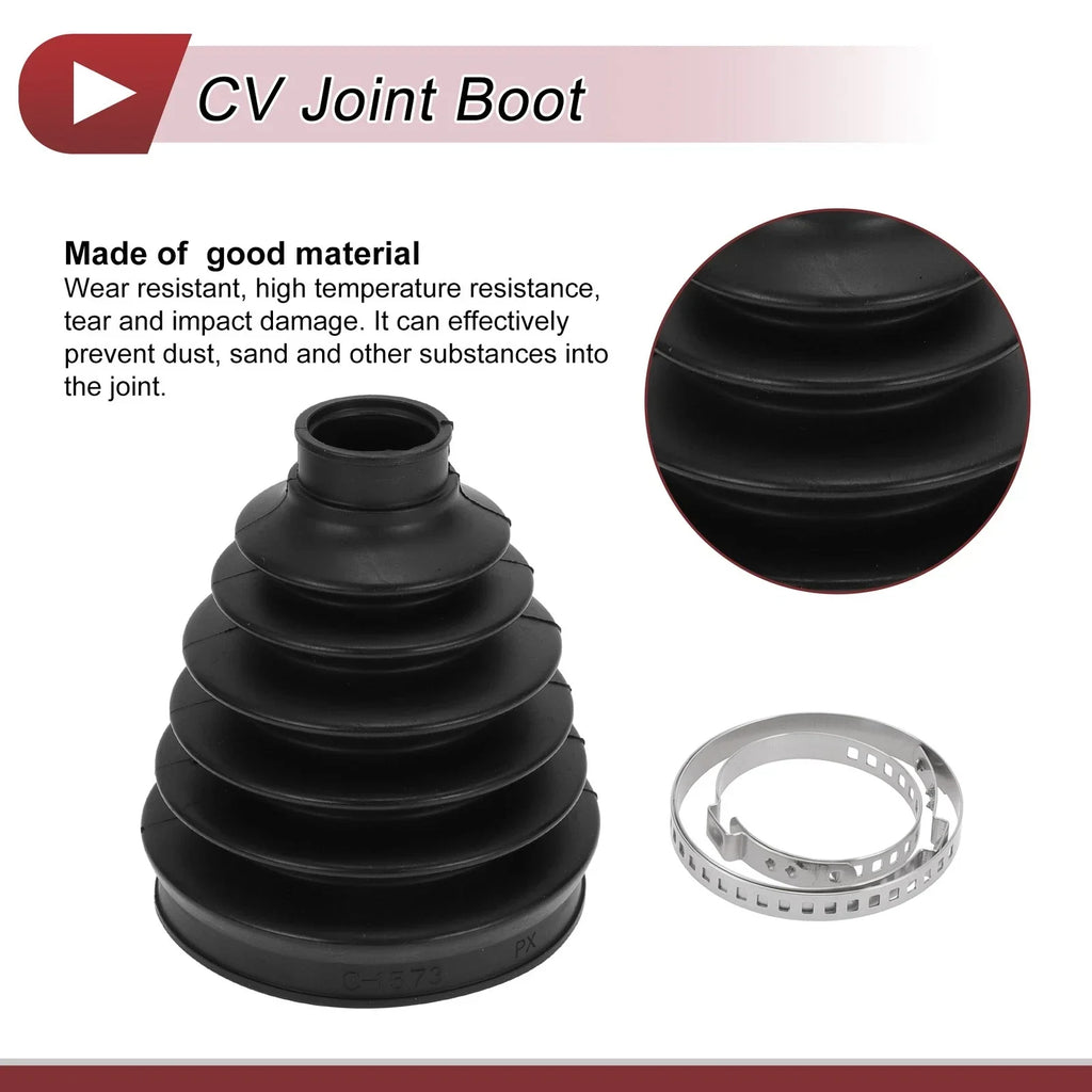 Outer CV Joint Boot Kit w/ Clamps for Mercedes-Benz GL350 (2013-2016)