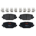Set of 4 Disc Brake Pads for Dodge Grand Caravan (2012–2020)