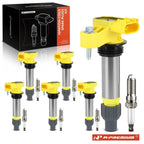 Set of 6 Ignition Coils & Iridium Platinum Spark Plugs for Chevy Equinox