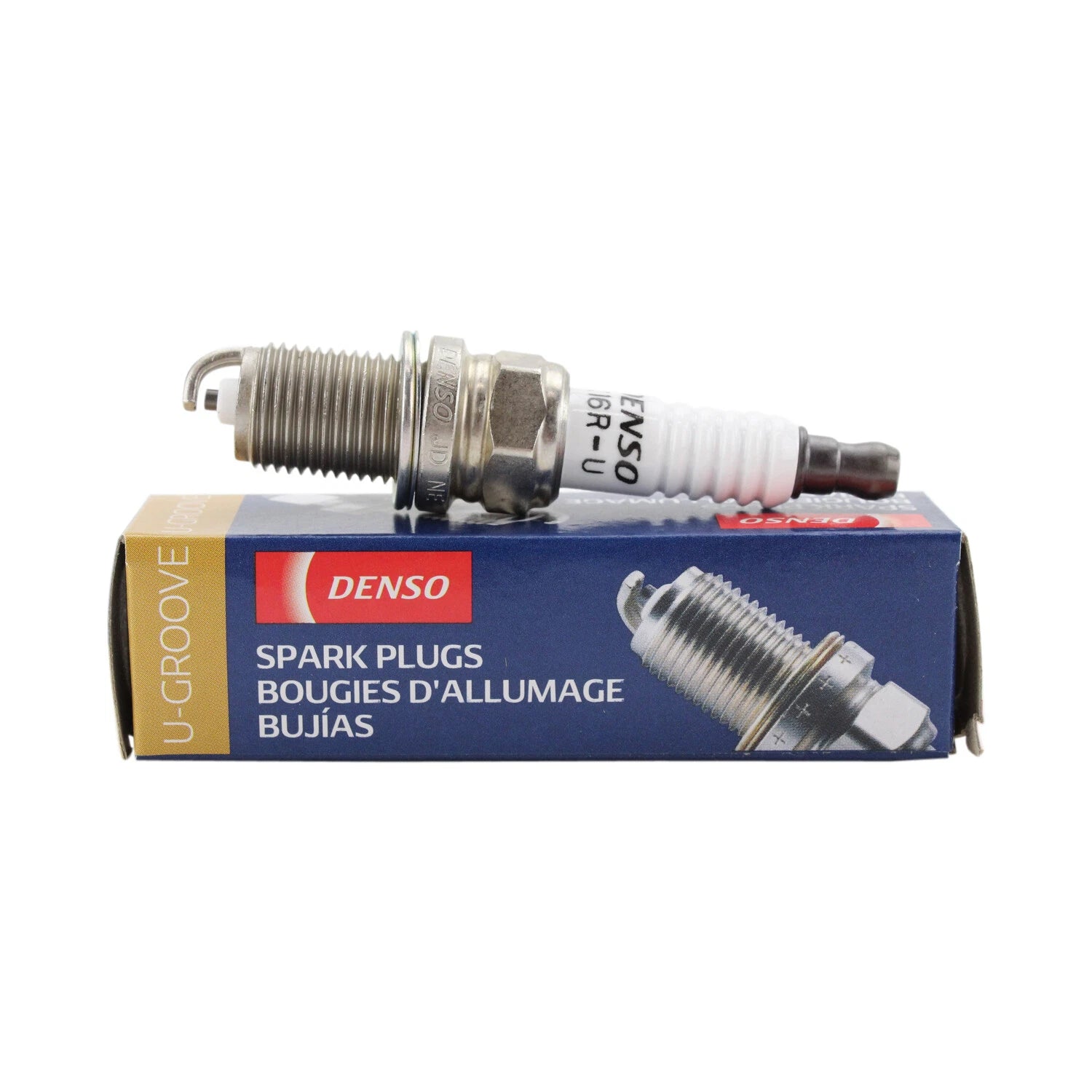 Denso 3119 U-Groove Spark Plug (Gap 0.032) for Chevy Geo Nissan Scion Toyota