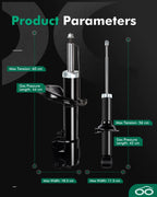 Full Set Shocks Struts for Mitsubishi Lancer ES (2008–2010)