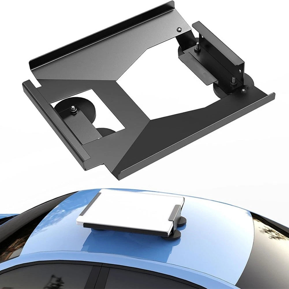 Starlink Mini Roof Mount Magnetic Base for RV Van Boat (Black Carbon Steel)