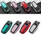 TPU Remote Key Fob Cover for Audi A3 A6L A8 e-Tron (2 Colors, 3 Buttons)