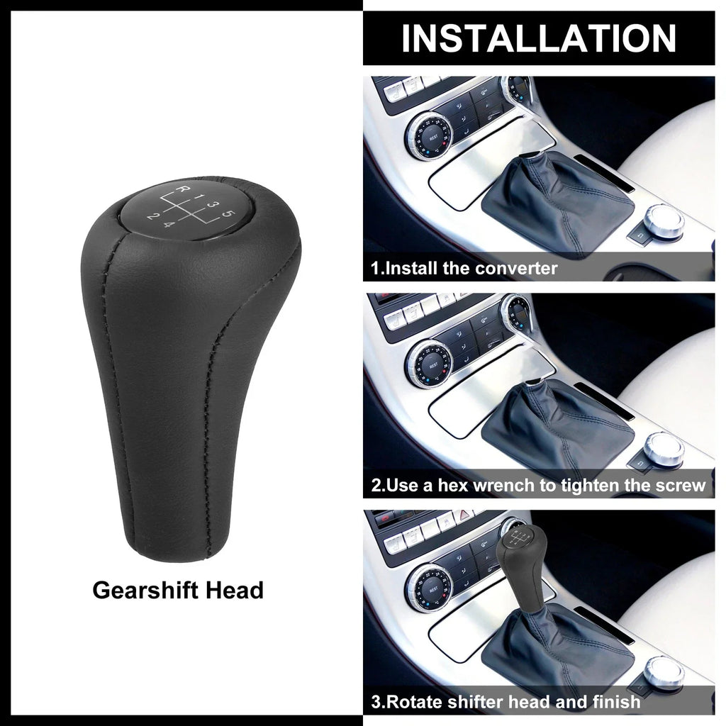 5 Speed Car Gear Shift Knob Head Black Fit for BMW M5 M3 M6 E36 E46 E21 E30