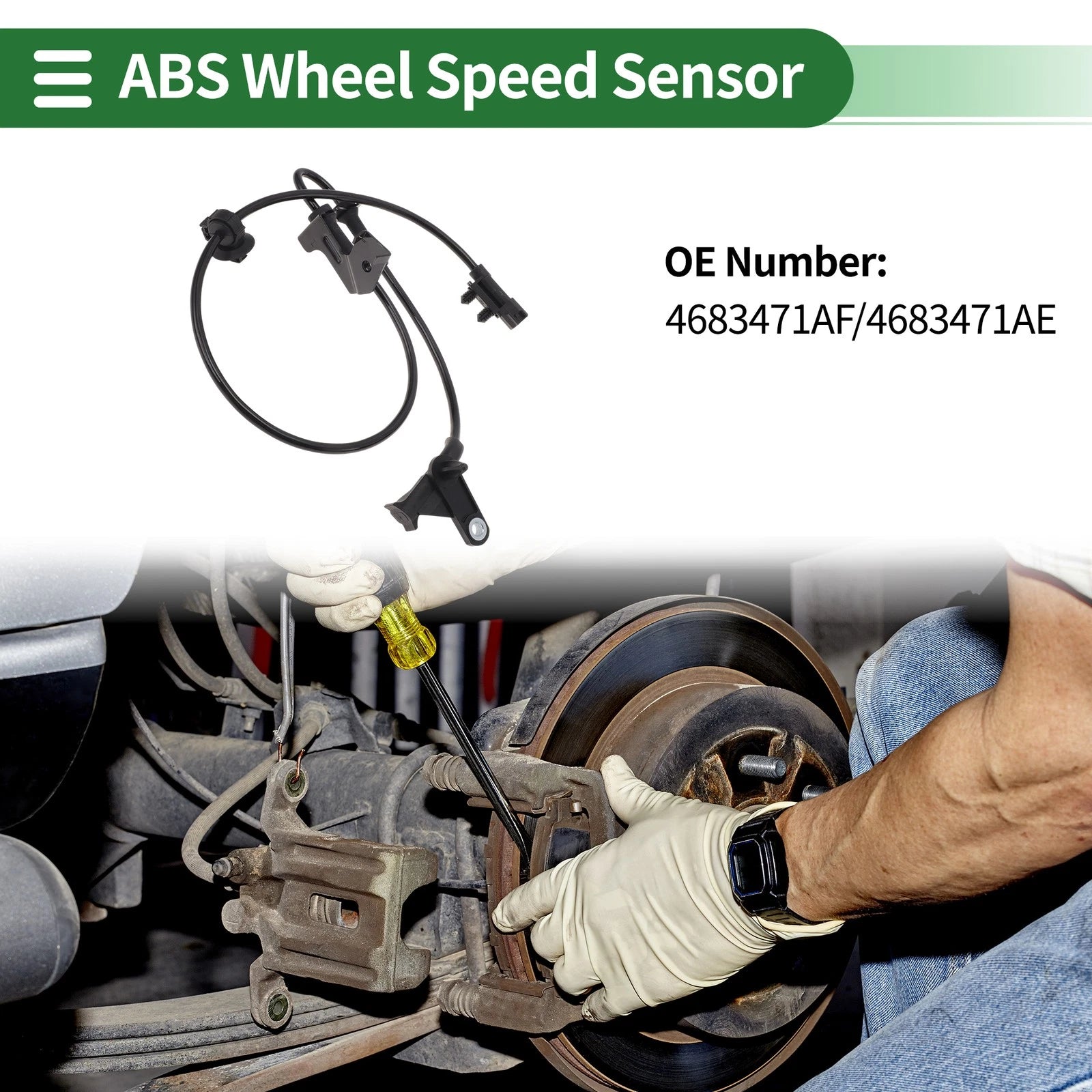 ABS Wheel Speed Sensor No. 4683471AF for Dodge Caravan (2008–2020)