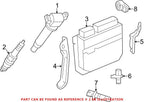 Genuine OEM Iridium Spark Plug for Lexus ES350 RX350 RX450h (2007–2021) 90919-01247